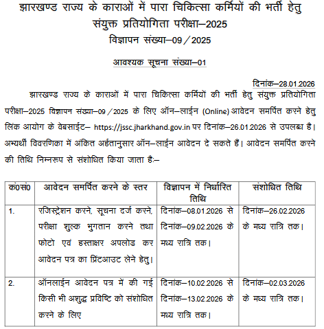 jssc para medical form