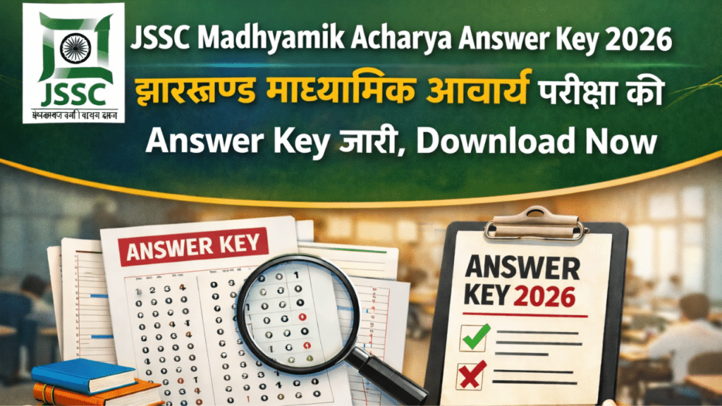 JSSC Madhyamik Acharya Answer Key 2026
